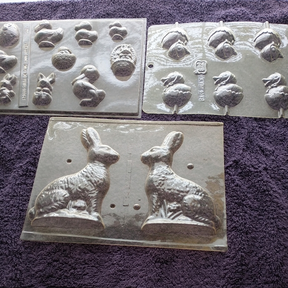 Easter Spring Rabbit Chick Sucker Candy Molds - Picture 1 of 4